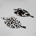 DOPLŇKY - Mazlicí dečky s uzlem WILD B&W Leopard&Giraffe, 2 ks - KLRK-ND-BWLG-W