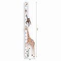 DEKORACE - Samolepka na zeď: Rostoucí metr Žirafa COLOR Wild, 1 ks - KLRK-RSTCMTR-ZRF-CLR